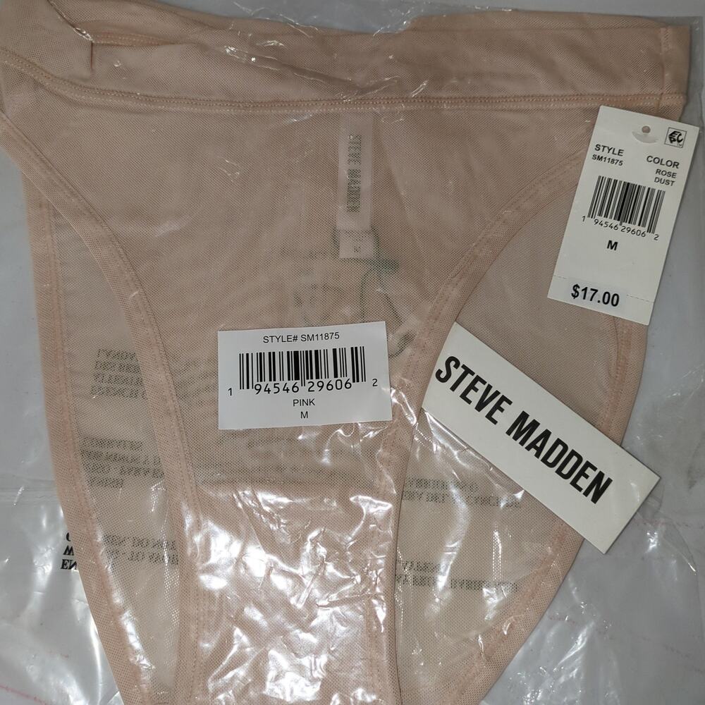 Nude pink brief underwear sheer